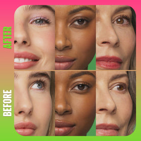 Maybelline curved brush wand close-up showing design for lift and precise application benefit curl
