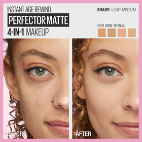 Maybelline jar label close-up showing shade 02 Light/Medium and product info