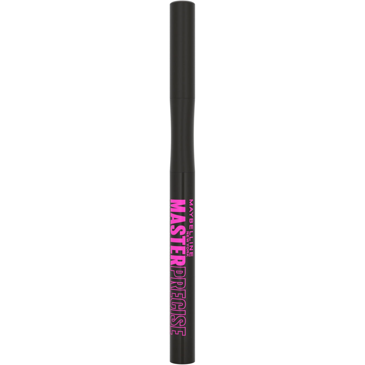 Maybelline label close-up showing waterproof formula information benefit