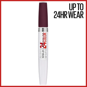 Maybelline Merlot Armour dual-ended detail highlighting color and balm ends for ease