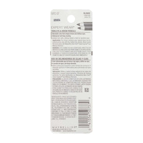 Maybelline pencil held in hand showing compact size and travel convenience