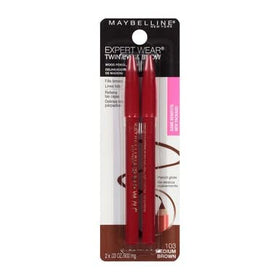 MAYBELLINE pencil beside makeup bag showing travel-ready convenience