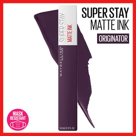 Maybelline bold red shade tube highlighting intense pigment for striking looks