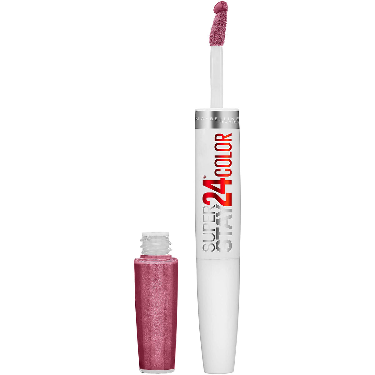 MAYBELLINE front packaging showing Frozen Rose shade and two‑step system benefit