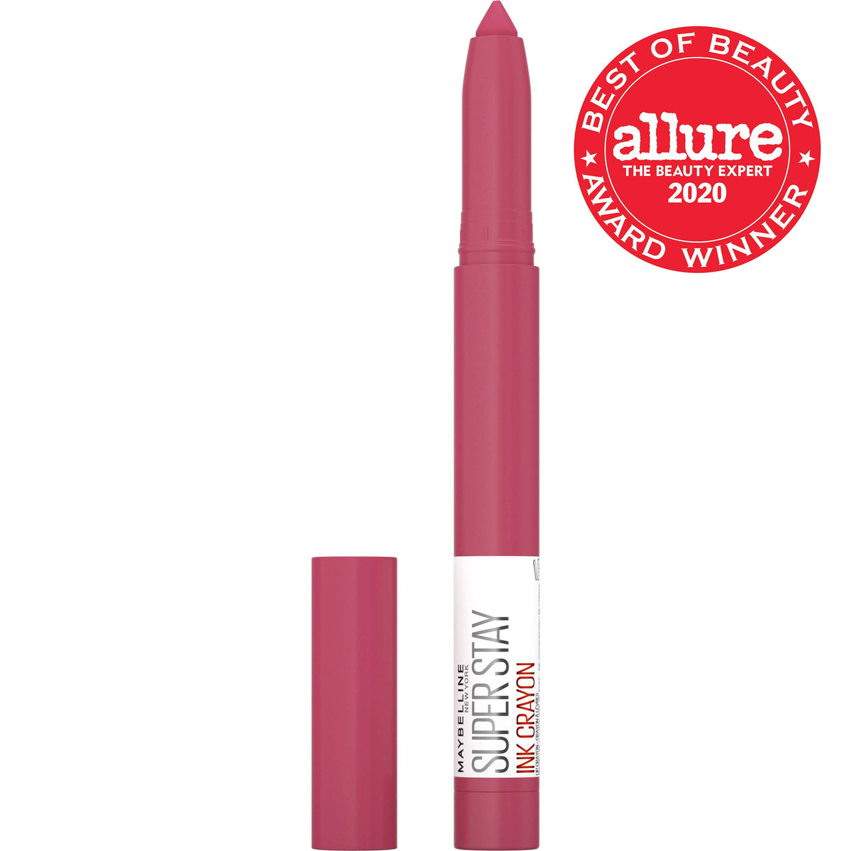 MAYBELLINE model applying crayon showing easy application and wearable benefit