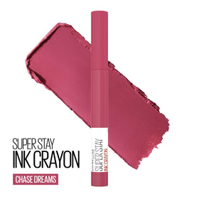MAYBELLINE close-up of crayon tip showing precise matte application benefit