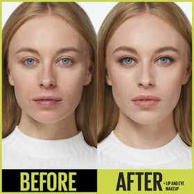 MAYBELLINE lifestyle image of wearer showing long-lasting matte finish