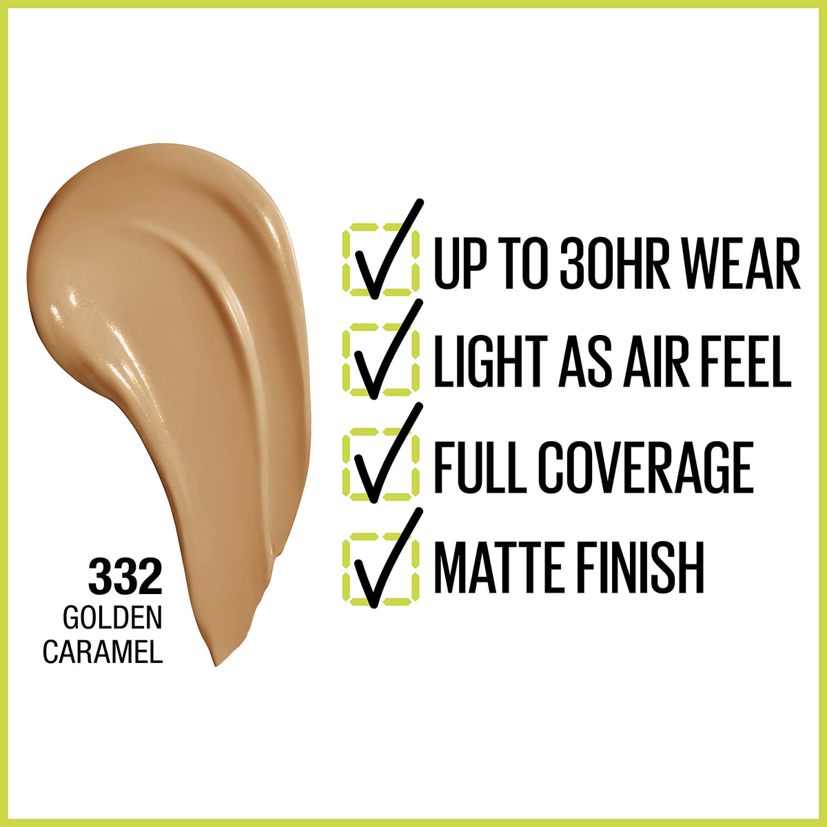 MAYBELLINE foundation pump dispensing lightweight texture for smooth application