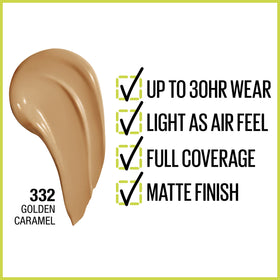 MAYBELLINE foundation pump dispensing lightweight texture for smooth application