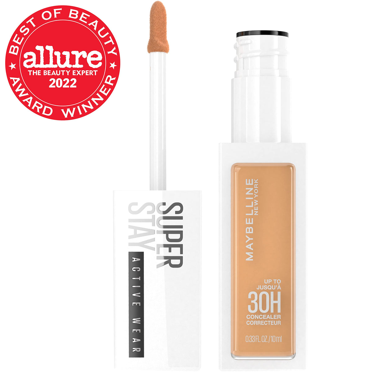 MAYBELLINE texture swirl showing blendable liquid formula and smooth coverage