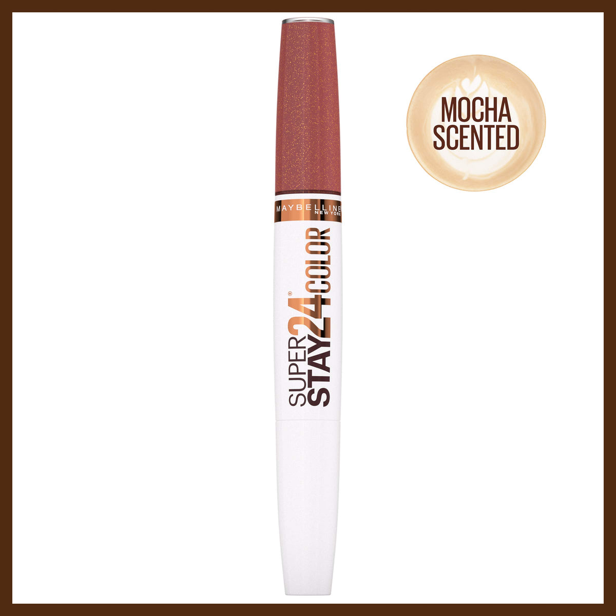 MAYBELLINE precision applicator tip of Mocha Chocolatte, precise application benefit