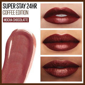 MAYBELLINE swatches of Mocha Chocolatte on arm, shows buildable coverage