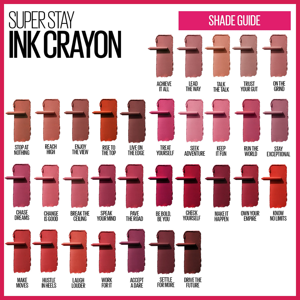 MAYBELLINE model applying crayon demonstrating smooth, even coverage