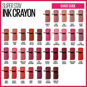 MAYBELLINE model applying crayon demonstrating smooth, even coverage