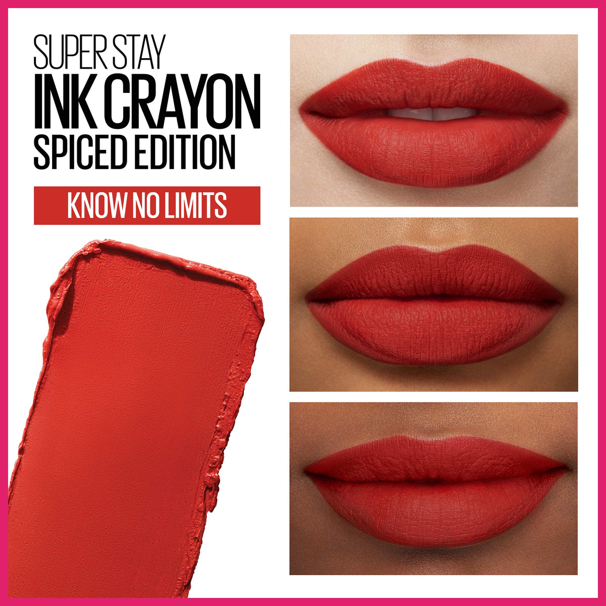 MAYBELLINE close-up of crayon tip highlighting fine application control