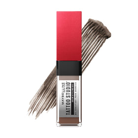 Maybelline tattoo studio front packaging showing shade and compact tube benefit long wear