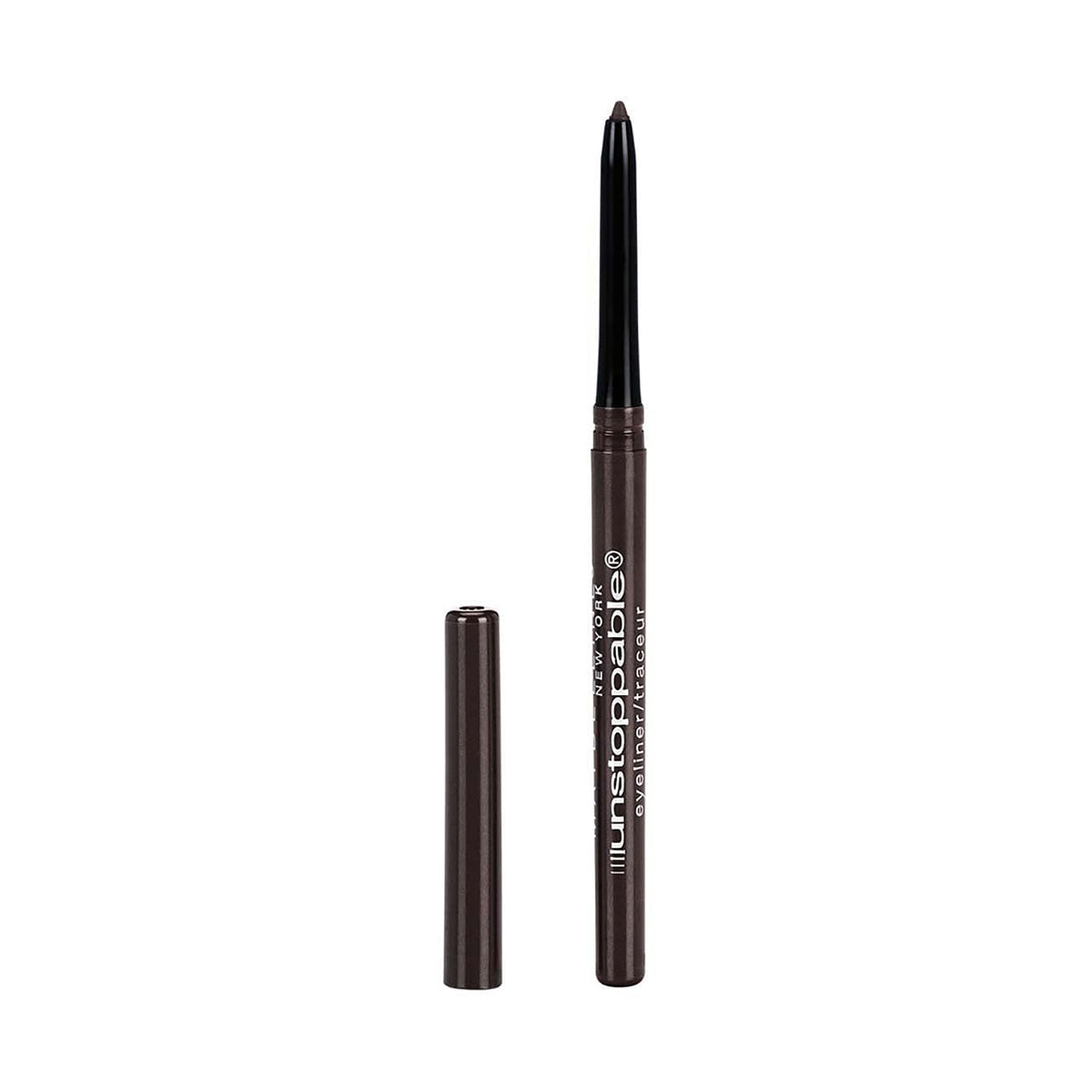 Maybelline two pens in hand showing compact travel size