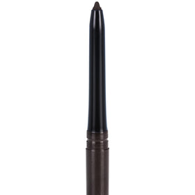 Maybelline pencil inside makeup bag suggesting on-the-go waterproof reliability