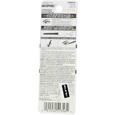 Maybelline removing liner with cleanser showing gentle removal