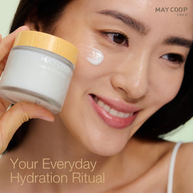 MAY COOP on bathroom counter in lifestyle scene showing everyday routine benefit