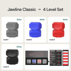 Mayena four tablets layout highlighting progressive resistance levels clearly
