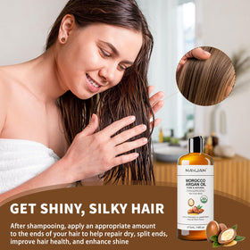 MAYJAM oil being smoothed onto skin to boost moisture retention