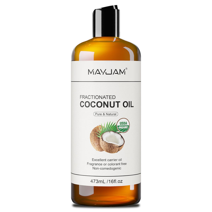 MAYJAM front label on 16oz bottle shows organic branding and benefit