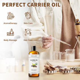 MAYJAM jojoba oil blended with essentials for massage and personalized aromatherapy