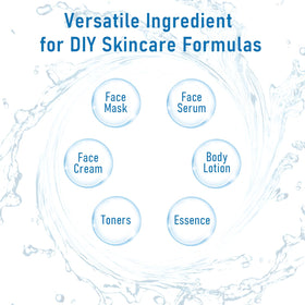 MAYKER in gel serum during mixing showing easy incorporation into base