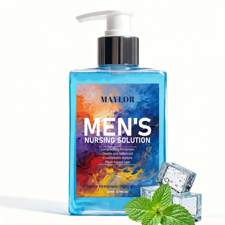 MAYLOR front bottle view showing product and clean design for daily freshness