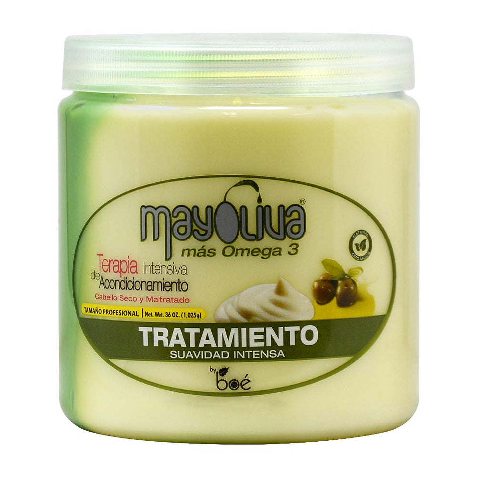Mayoliva front jar 36oz showing label and generous size for longer use