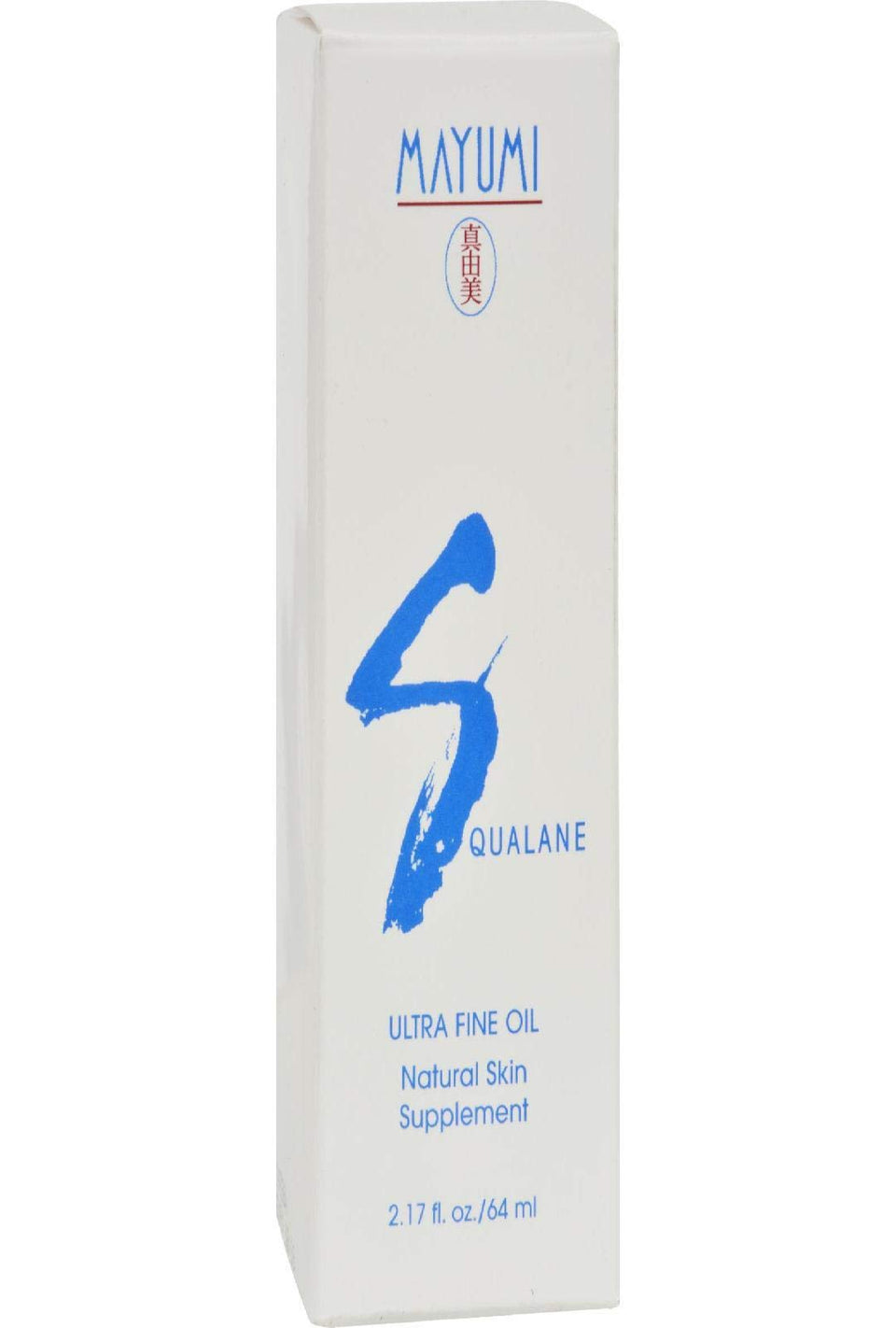 Mayumi front packaging showing 2.17 fl oz bottle and clear label for easy identification