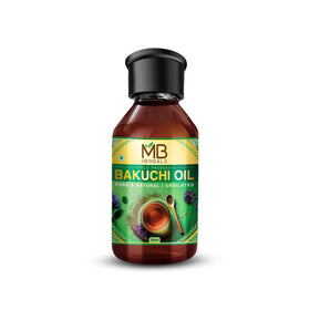 MB Herbals front packaging showing 50ml dark bottle and secure cap for quality preservation