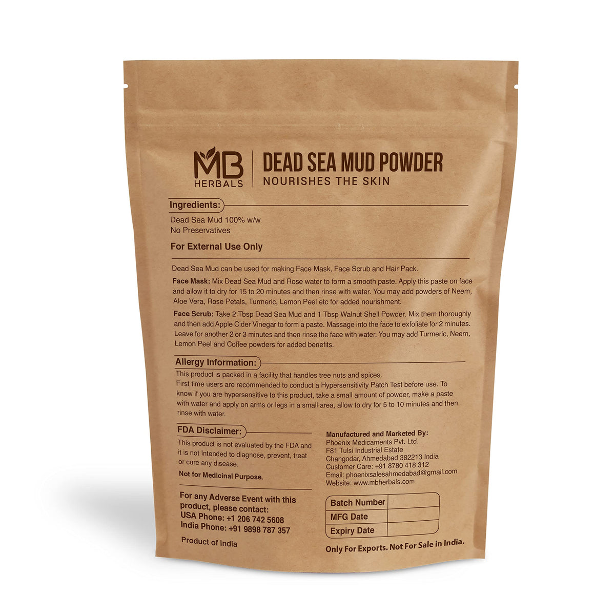 MB Herbals close-up powder texture highlighting pure mineral quality