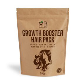 MB Herbals front pack showing label and benefits