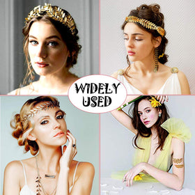 M&C Music Color bride wearing crown in wedding setting demonstrating photogenic Grecian look