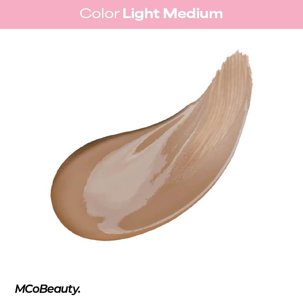 MCoBeauty use along jawline and nose showing precise contouring for enhanced bone structure