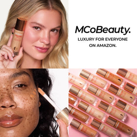 MCoBeauty used outdoors in natural light showcasing subtle lit-from-within glow