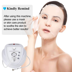 mcwdoit in use during facial treatment illustrating gentle pore clearing