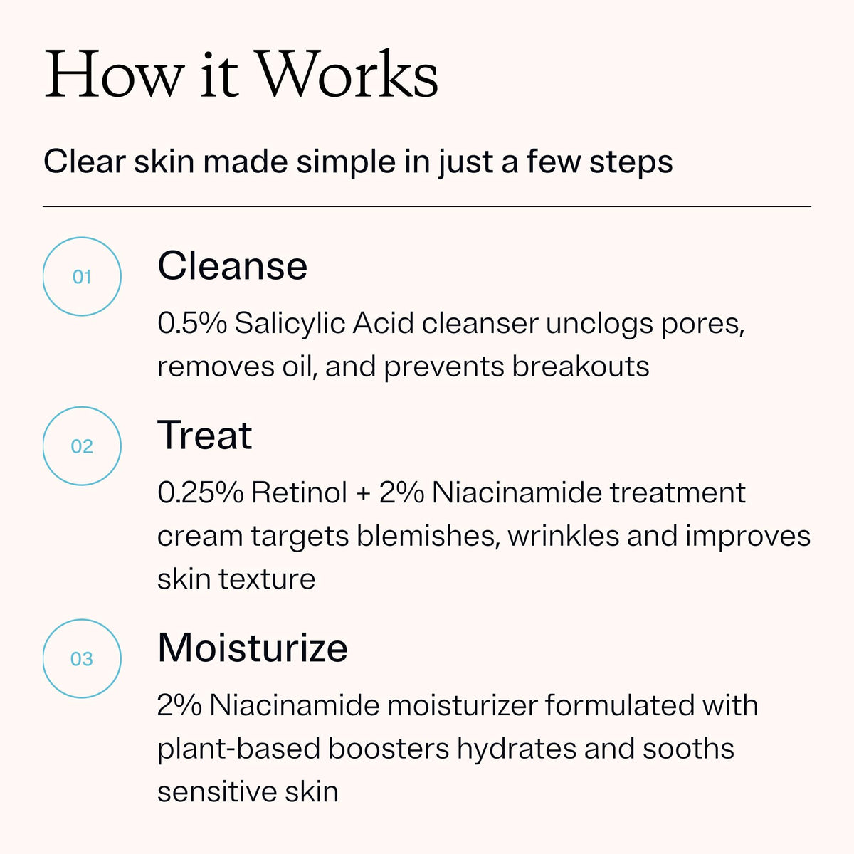MDacne niacinamide moisturizer jar top showing soothing, oil-free hydration