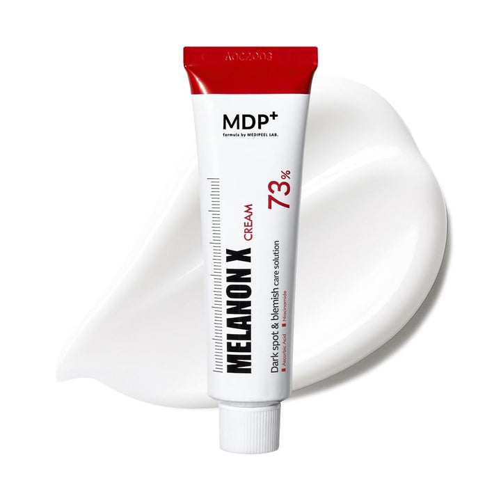 MDP Melanon X front packaging showing jar and branding for clear identification and trust