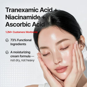 MDP Melanon X ingredient label closeup highlighting active brightening components