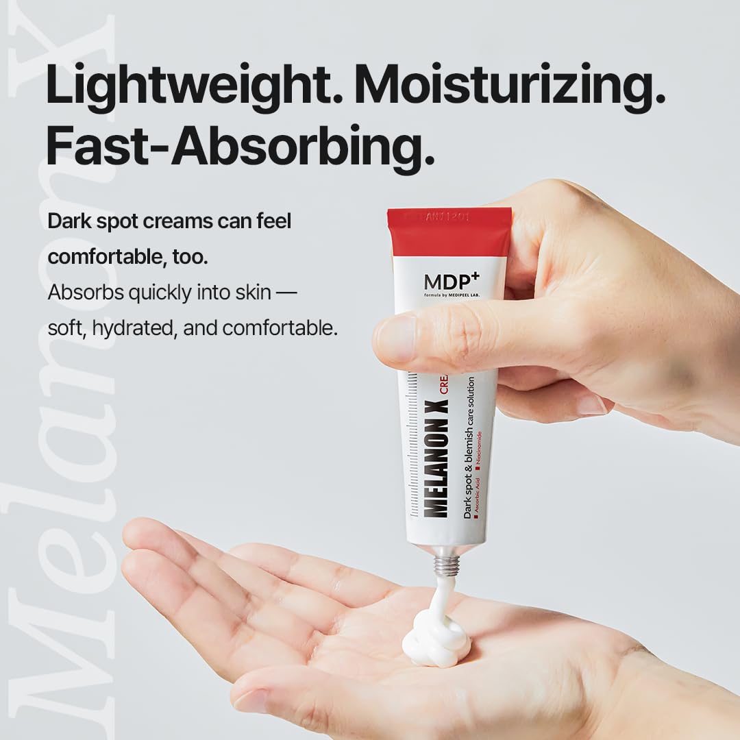 MDP Melanon X in hand scale showing product size and travel-friendly convenience