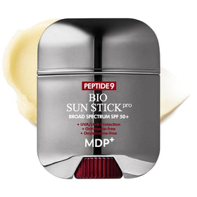 MDP front packaging showing compact sunstick and travel convenience