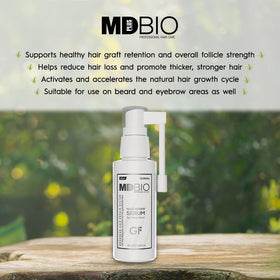 mdplusbio professıonal haır care close-up texture highlighting fast absorption