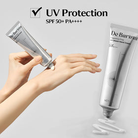 MD'S PICK being applied to hands demonstrating fast absorption and protection benefit