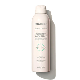 MDSolarSciences front packaging showing SPF 40 and benefits for quick application