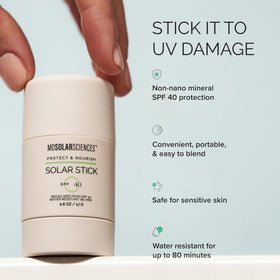 MDSolarSciences texture close-up revealing smooth, non-greasy finish for quick blending