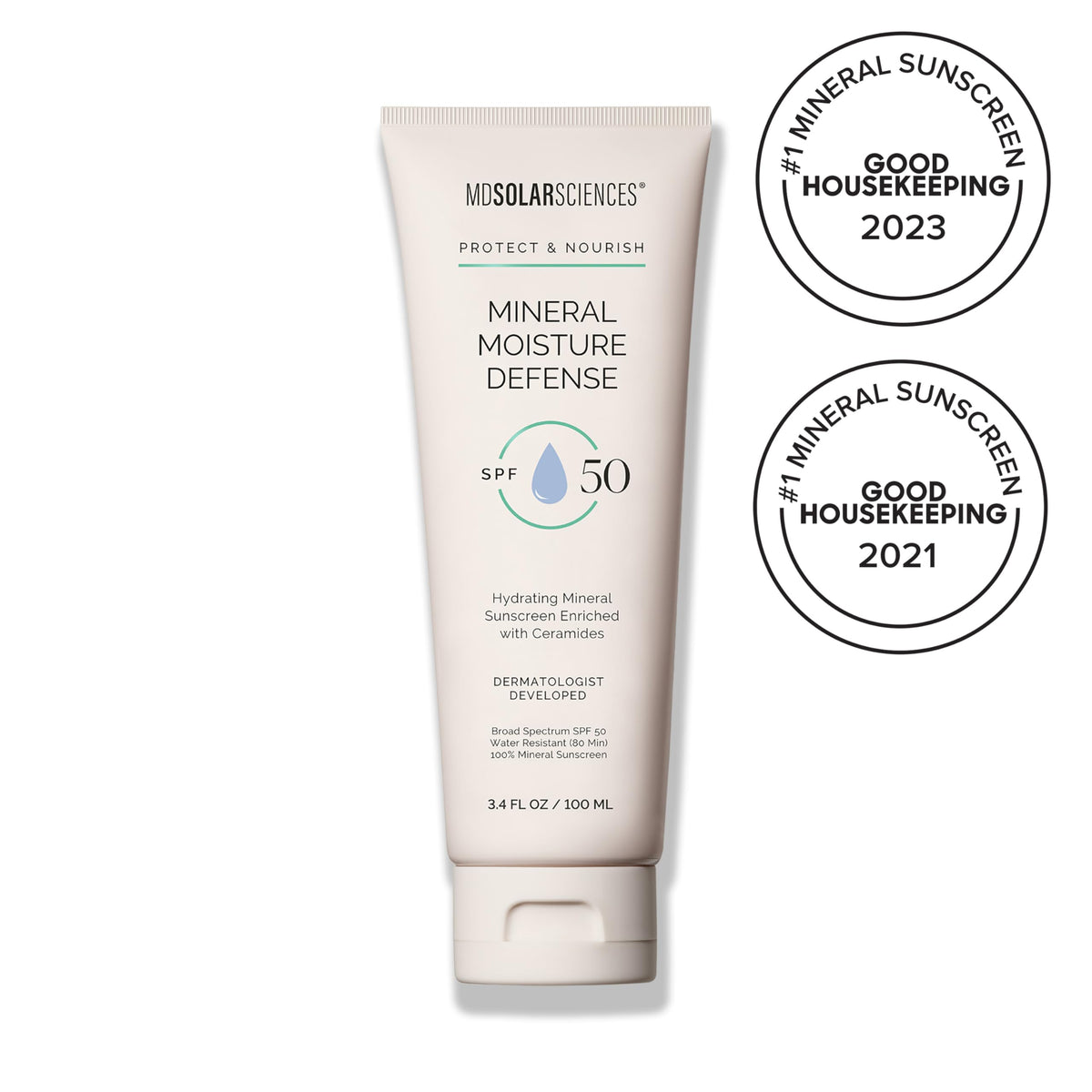MDSolarSciences creamy texture close-up demonstrating smooth, hydrating finish