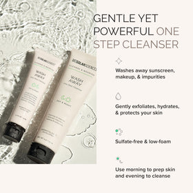 MDSolarSciences foam on hand demonstrating hydrating gentle cleanse